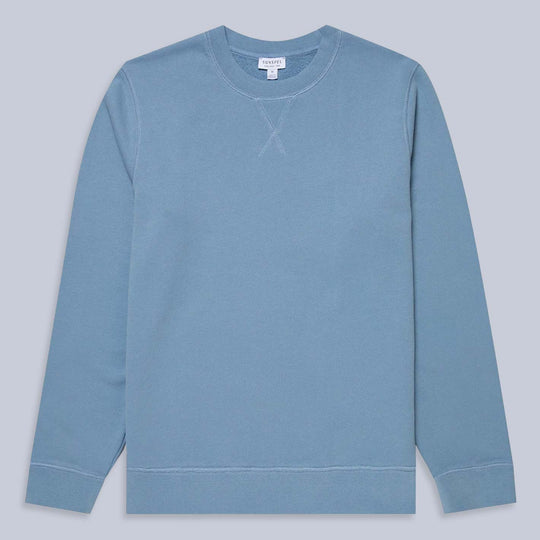 Como Blue Loopback Sweatshirt