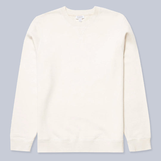 Ecru Loopback Sweatshirt