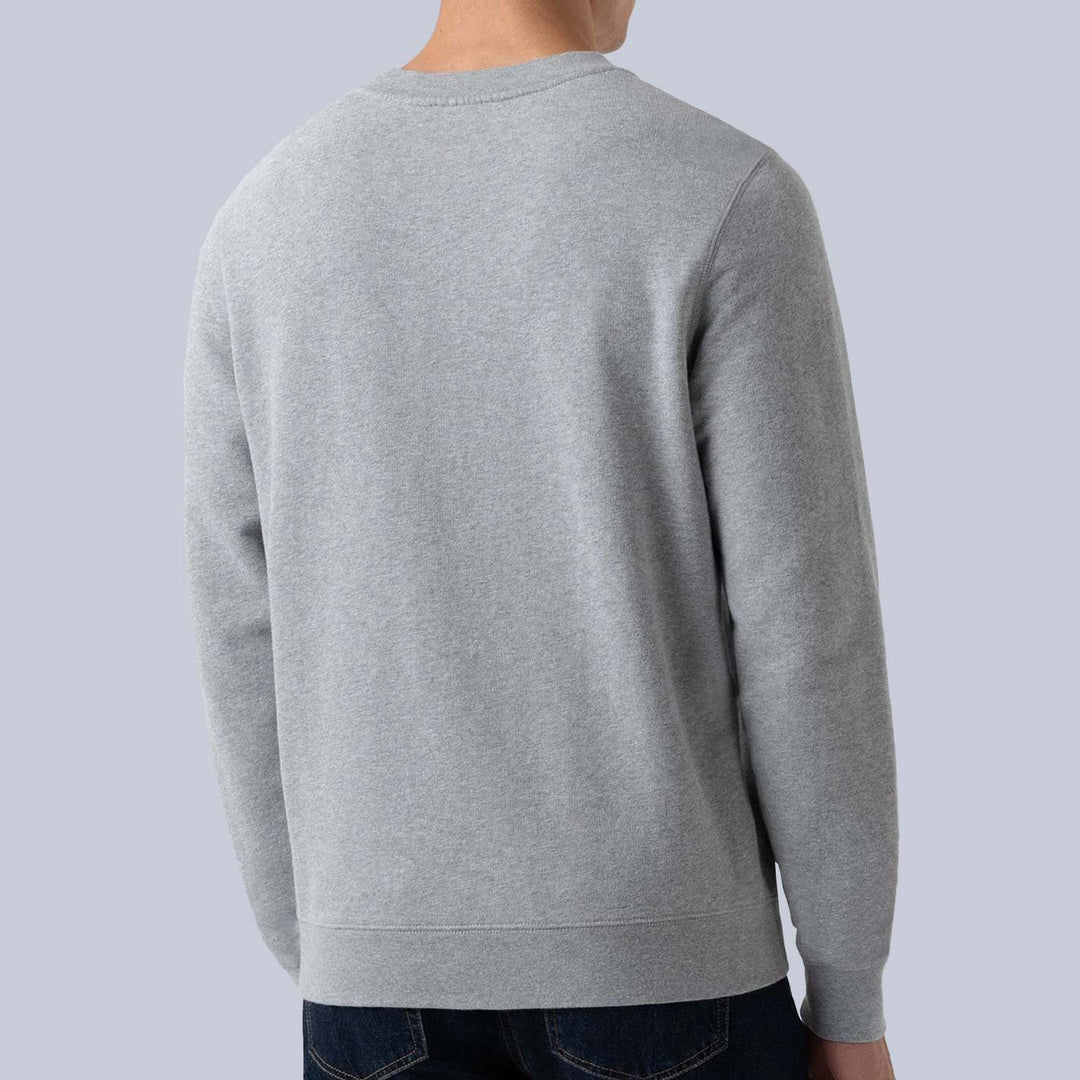 Grey Melange Loopback Sweatshirt