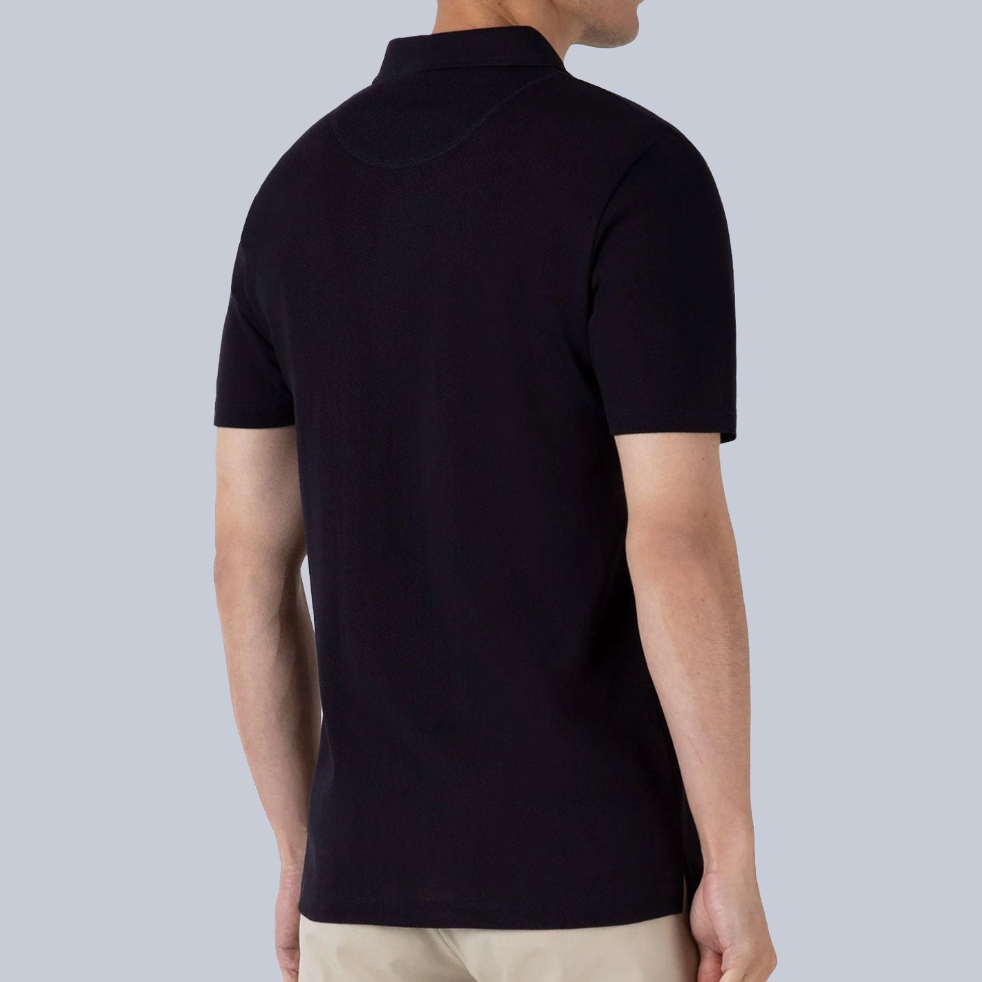 Midnight Blue Riviera Short Sleeve Polo Shirt – Lund & Lund