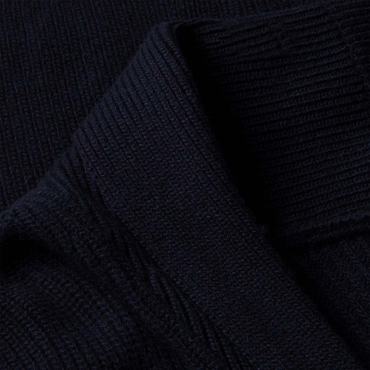 Navy Lambswool Cashmere Shawl Collar Cardigan