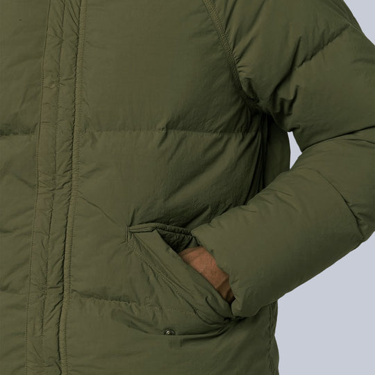Green Arctic Down Parka Jacket