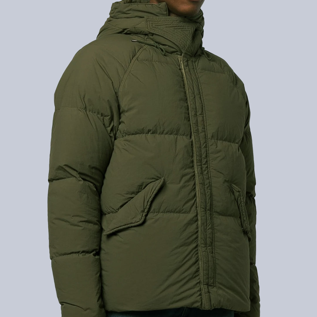 Green Arctic Down Parka Jacket
