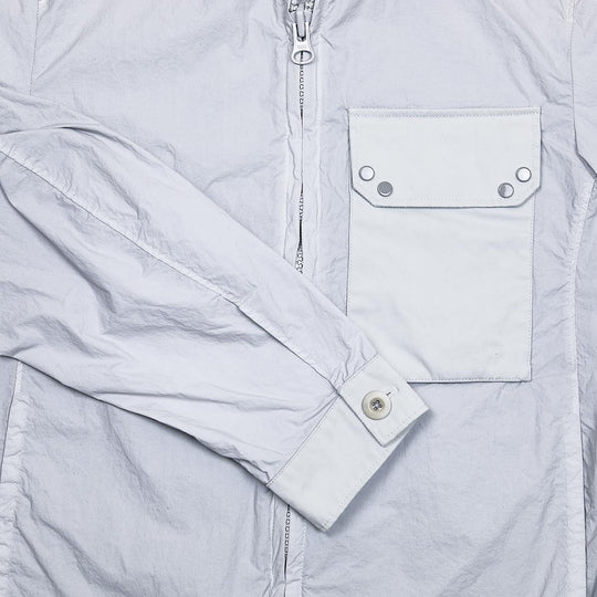 Stone White Mid Layer Shirt Jacket