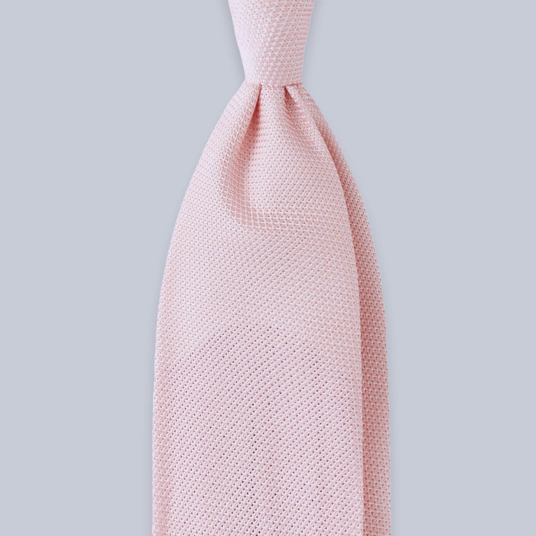 Pink Grenadine Garza Fina Unlined Tie