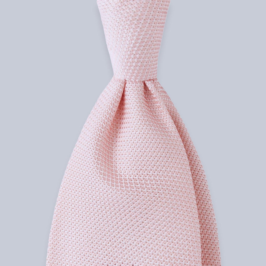 Pink Grenadine Garza Fina Unlined Tie