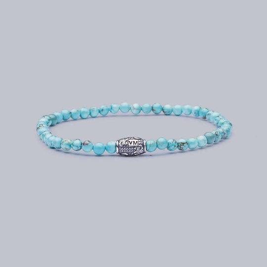 Turquoise Natural 4mm Gemstone Bracelet