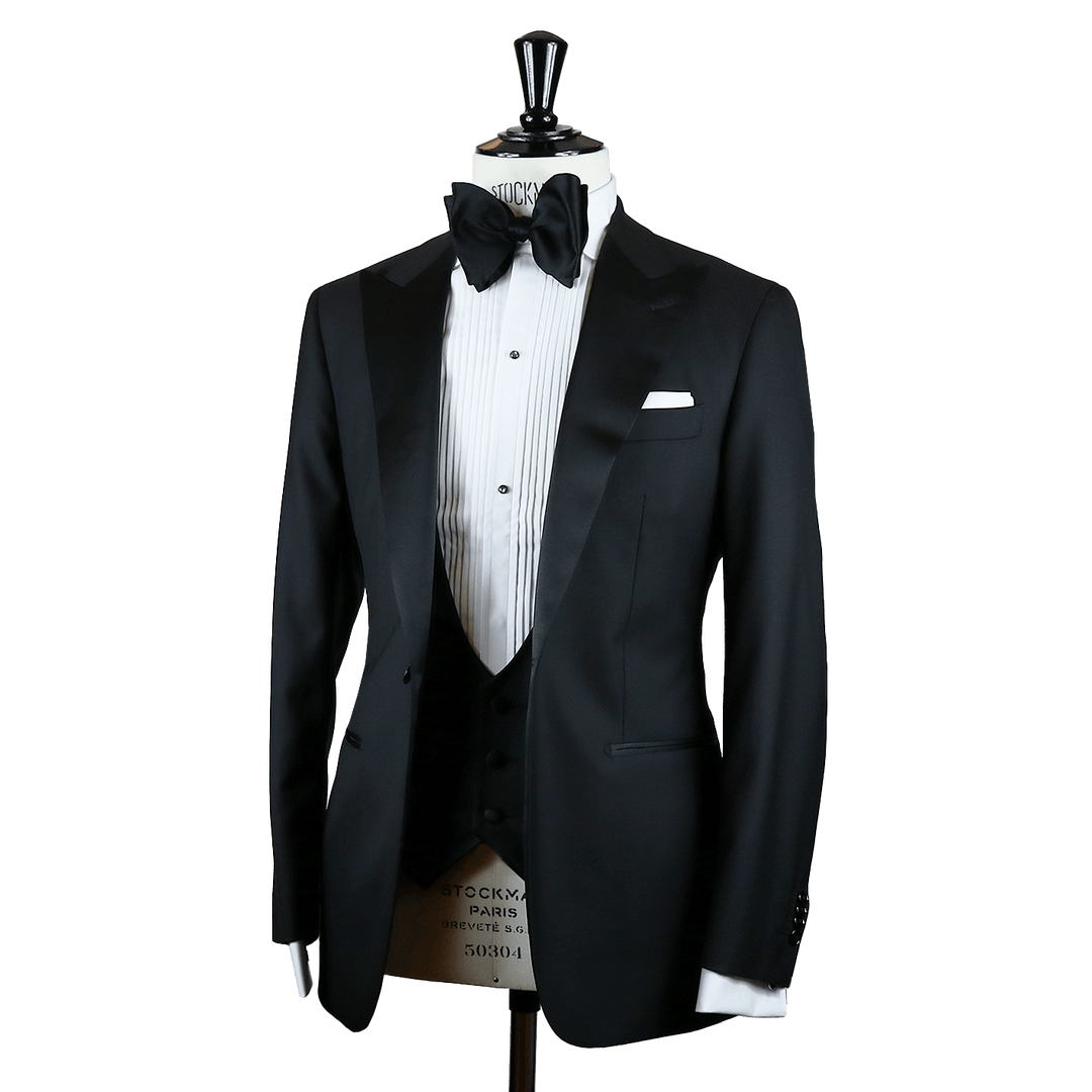 Black Tuxedo Waistcoat