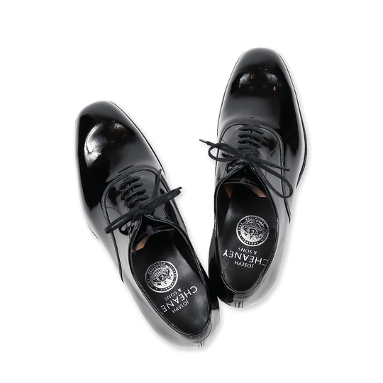 Black Patent Leather Oxford Shoes