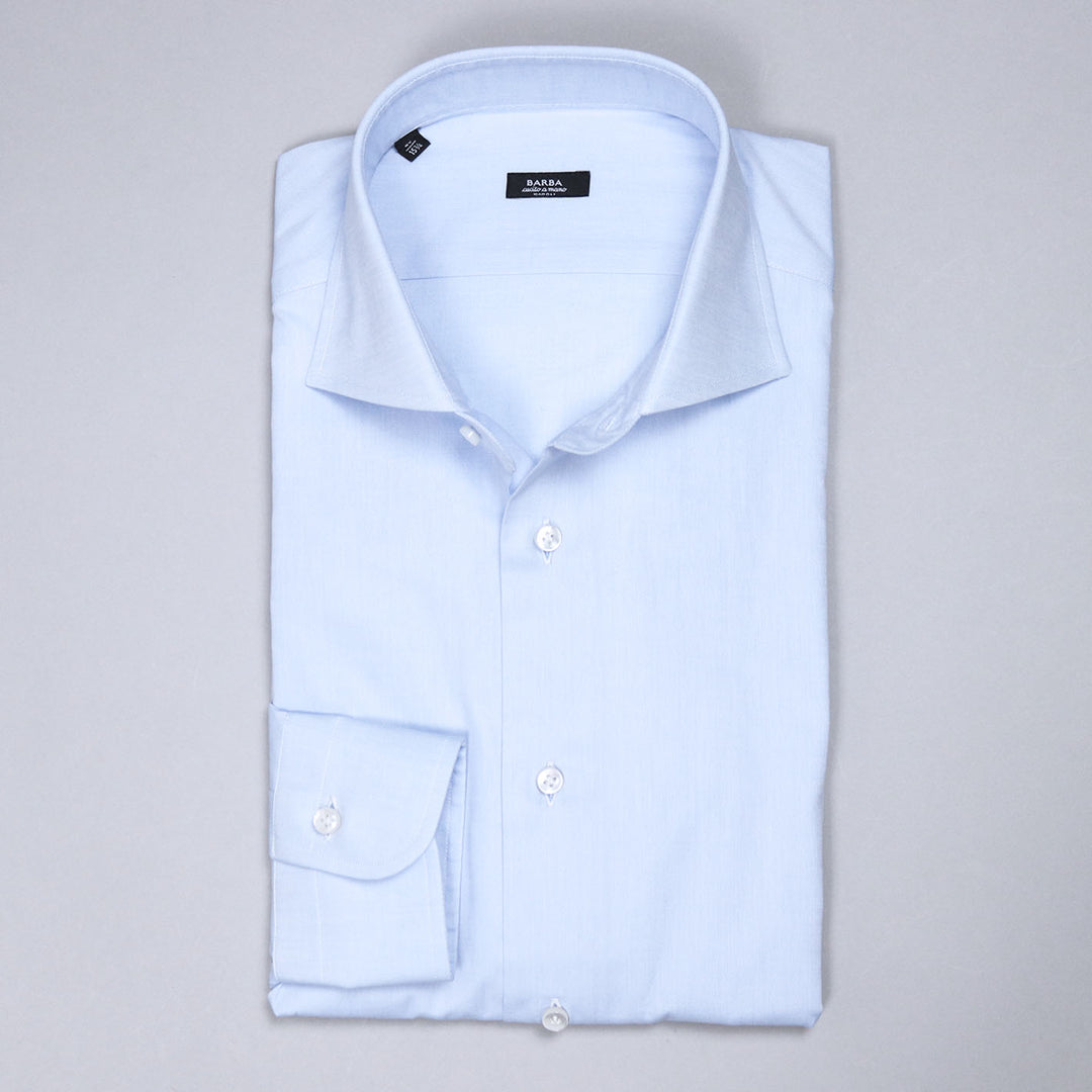 Light Blue Slim Fit Cutaway Shirt