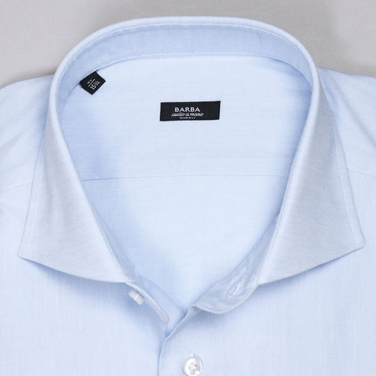 Light Blue Slim Fit Cutaway Shirt