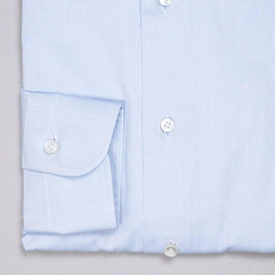 Light Blue Slim Fit Cutaway Shirt