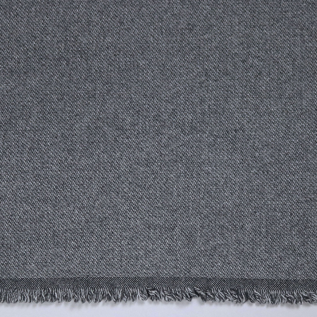 Dark Grey Cashmere Merino Wool Scarf