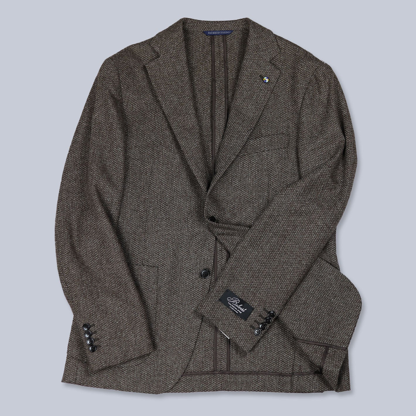 Brown Wool Birdseye Blazer – Lund & Lund