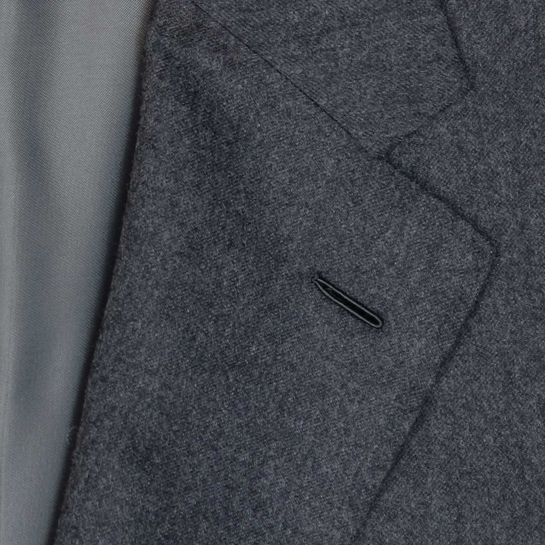 Dark Grey Wool Flannel Aida Suit