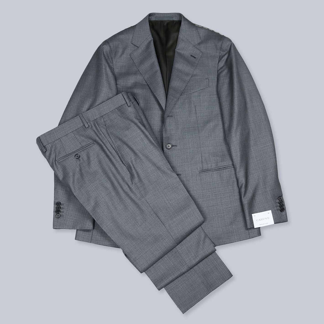 Grey Superfine Wool Suit