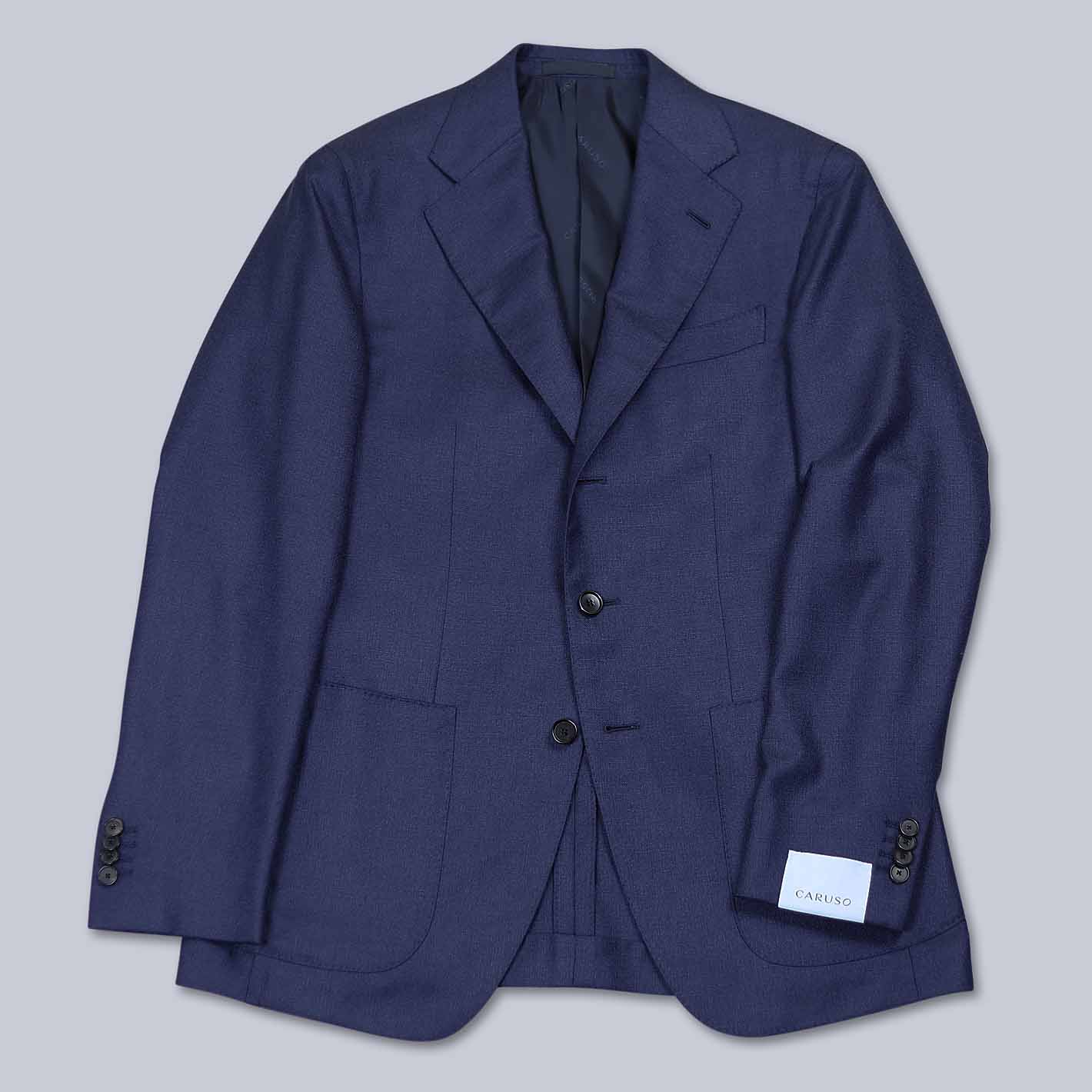 Indigo Blue Loro Piana Silk Cashmere Blazer Lund Lund