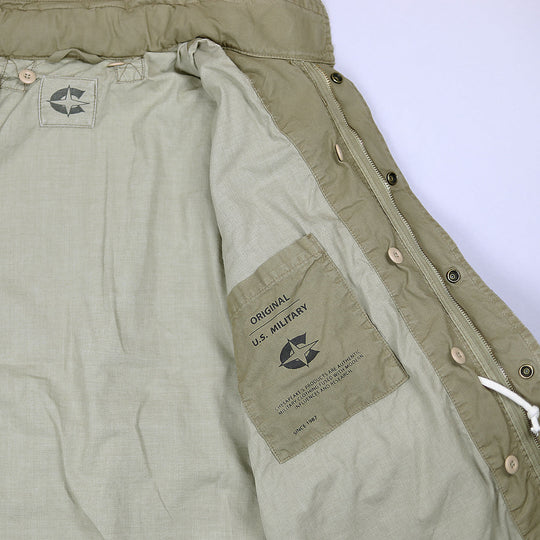 Khaki Cotton Canvas Field Jacket