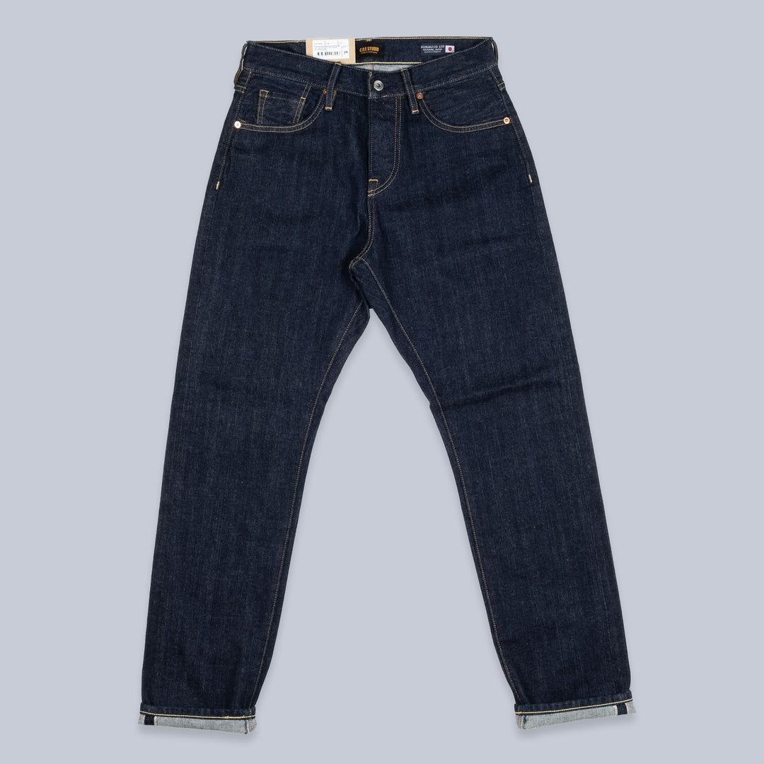 Dark Blue Selvedge 13oz Denim Straight Fit Trousers