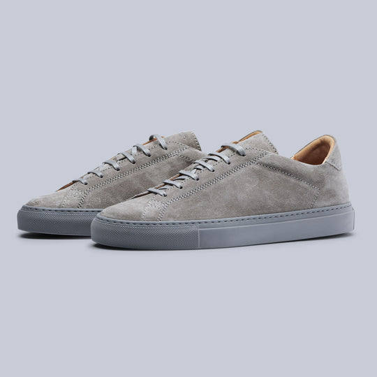 Mid Grey Suede Racquet Sr Sneakers