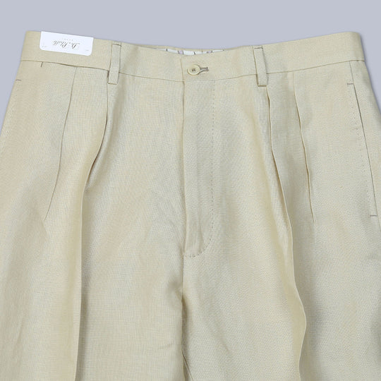 Wheat Linen Modello E Trousers