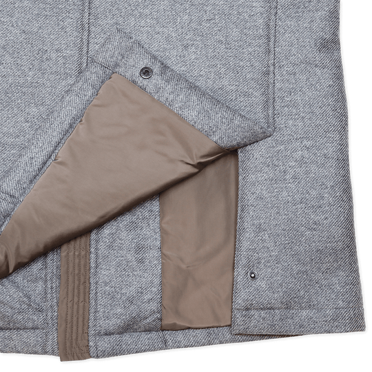 Grey Cashmere Short Coat
