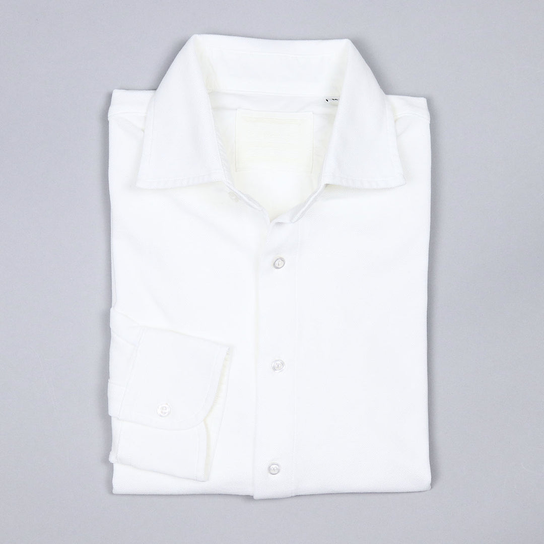 Ivory Cotton Jersey Shirt