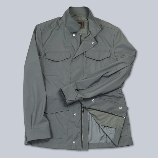 Olive Green Tech Field Jacket