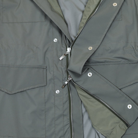 Olive Green Tech Field Jacket