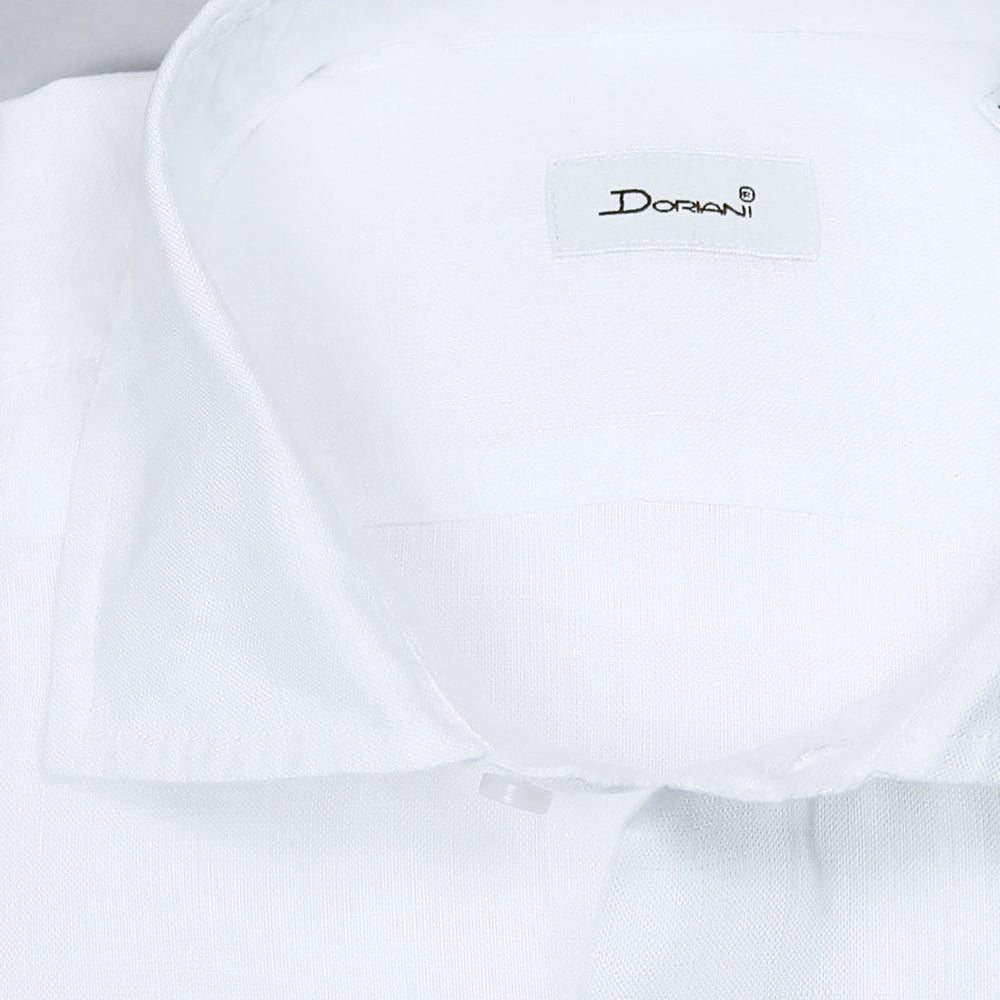 Doriani White Linen Shirt