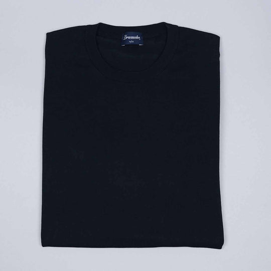 Navy Short Sleeve Knitted T-shirt