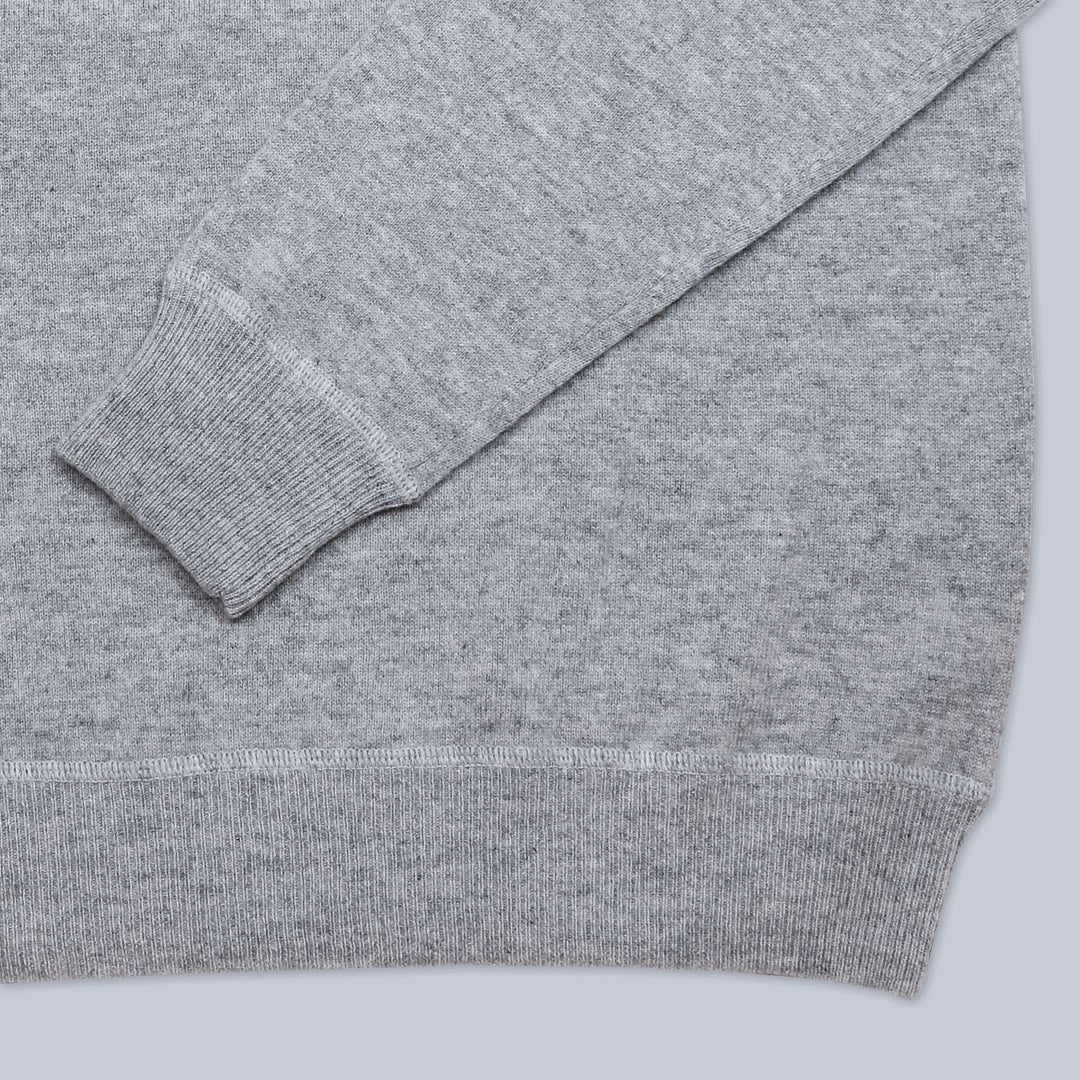 Grey Raglan Cashmere Sweatshirt