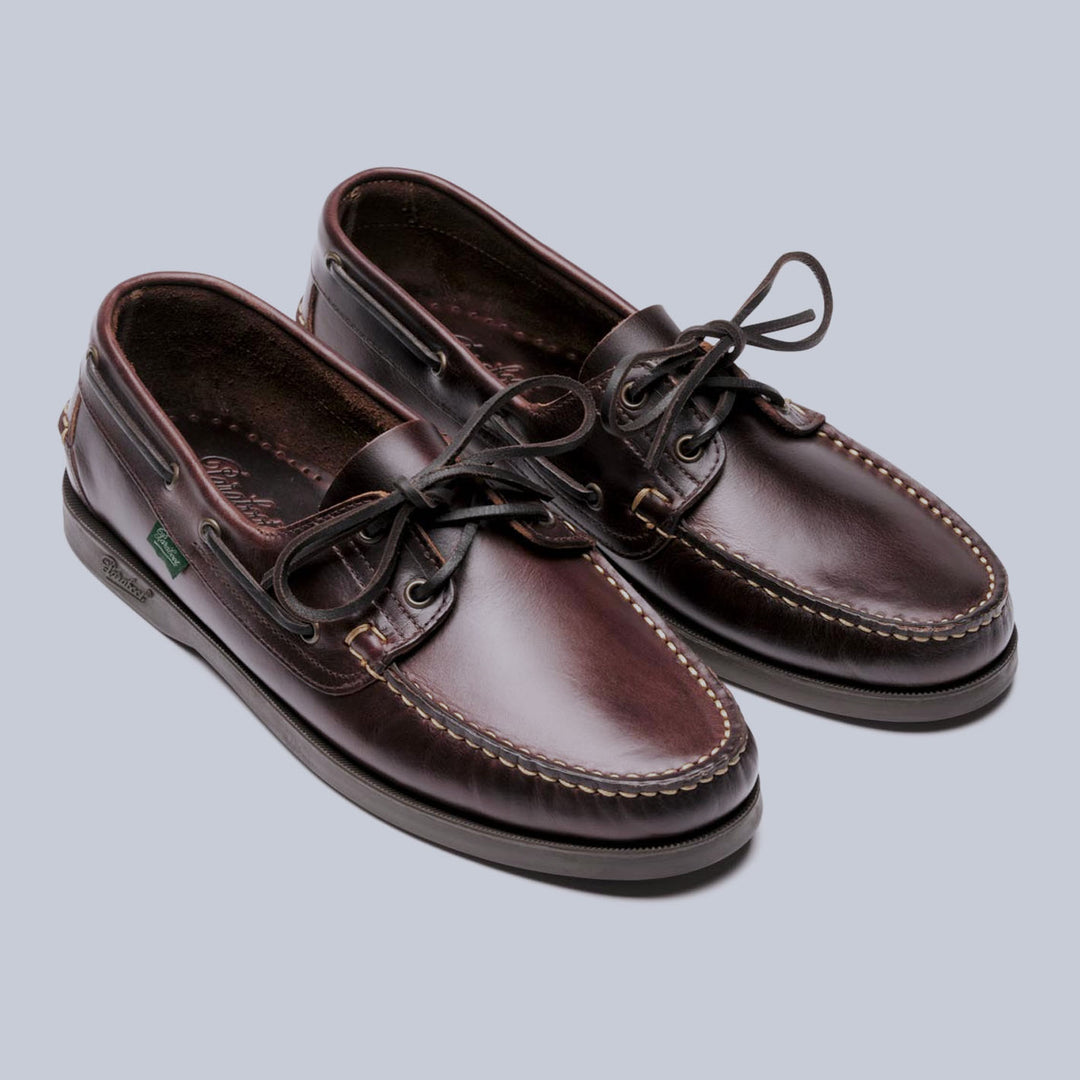 Brown Leather Barth Boat Shoes – Lund & Lund