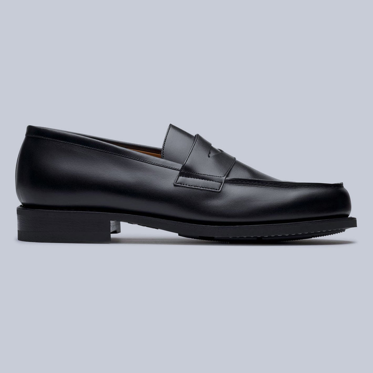 Black Leather Adonis Loafers – Lund & Lund