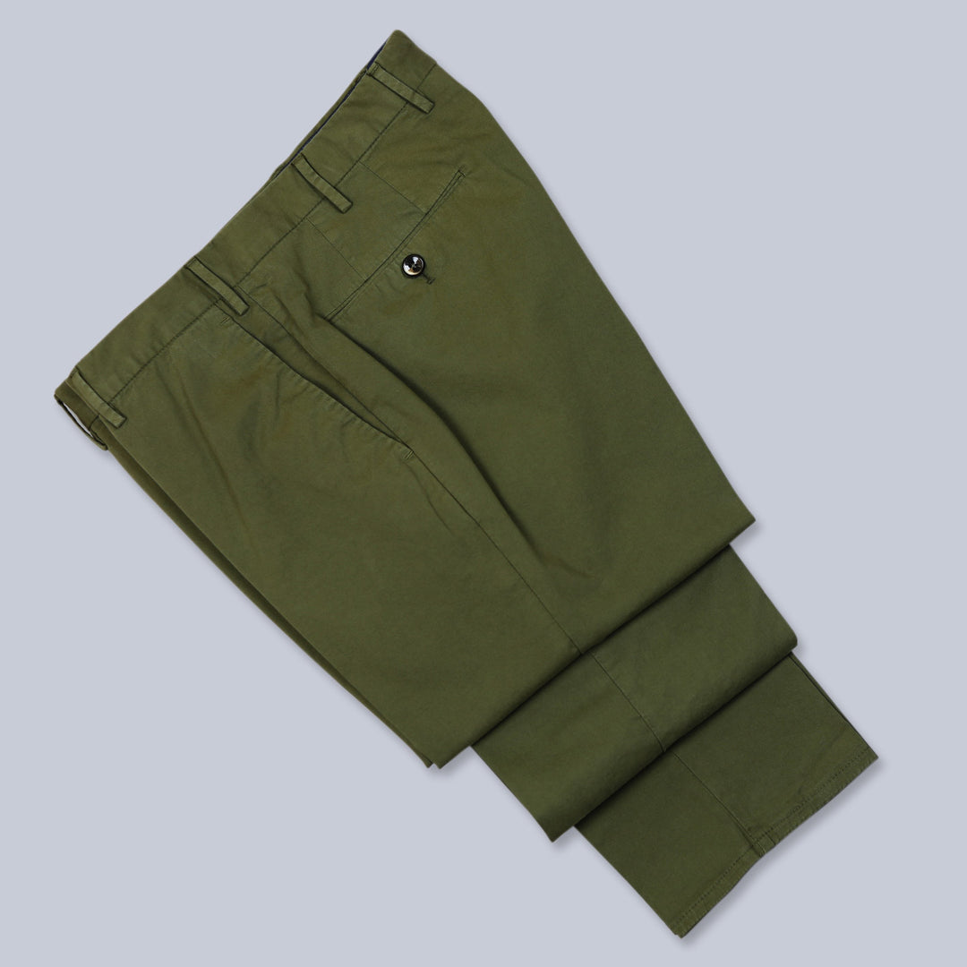 PT Torino Pants Corduroy Stretch Slim Fit Green