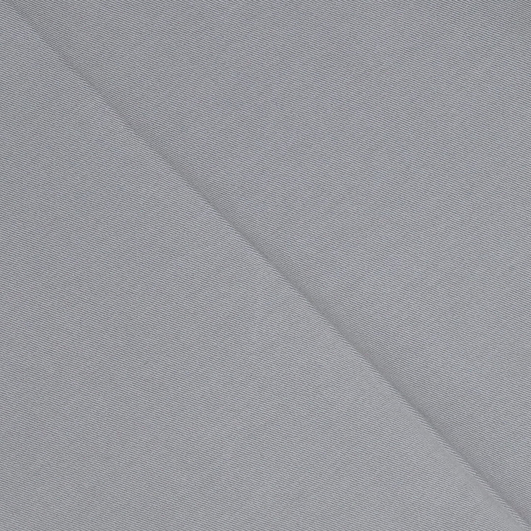 Mid Grey Cotton Slim Fit Trousers