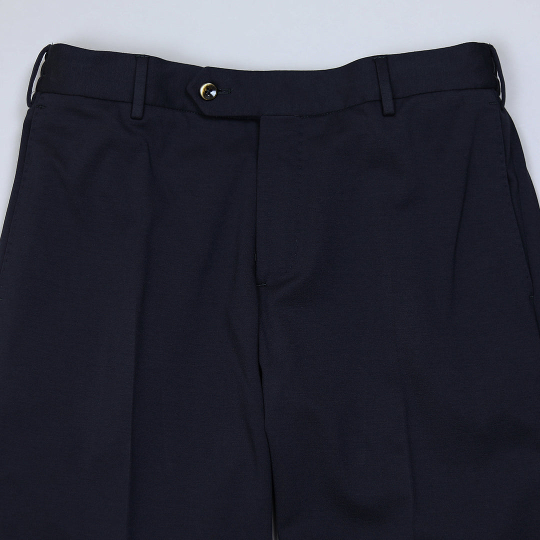 Navy Jersey Drawstring Trousers