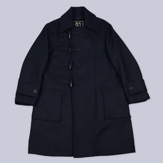 Navy Wool Duffle Coat