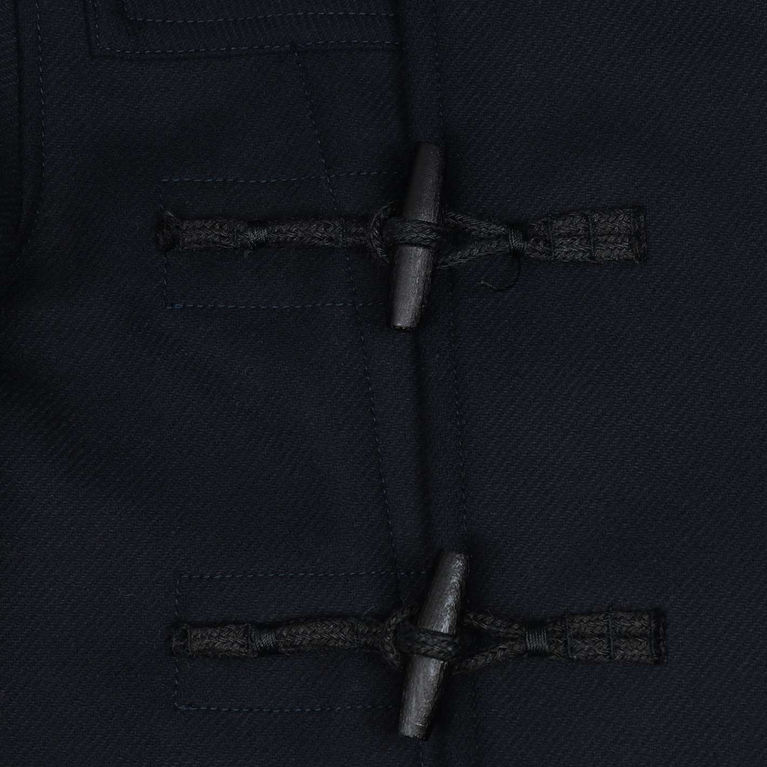 Navy Wool Duffle Coat