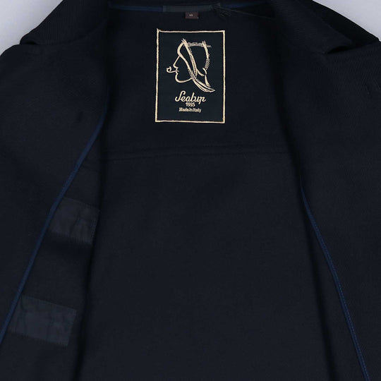 Navy Wool Duffle Coat