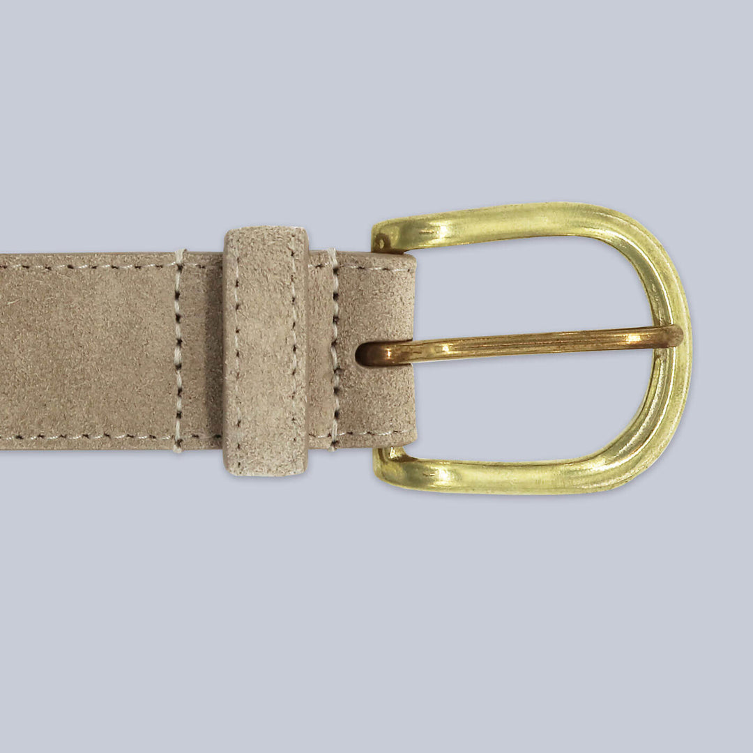 Sand Suede Leather Belt