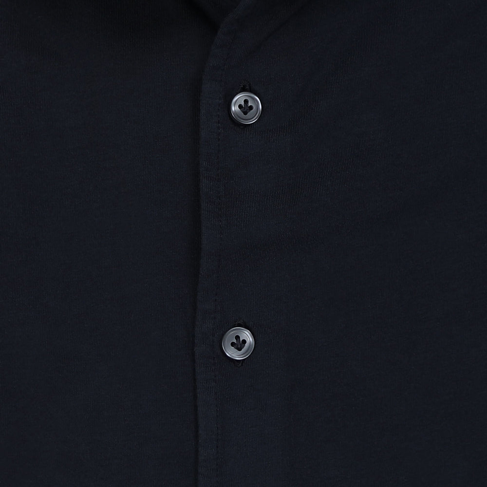 Midnight Blue Soft Cotton Jersey Shirt