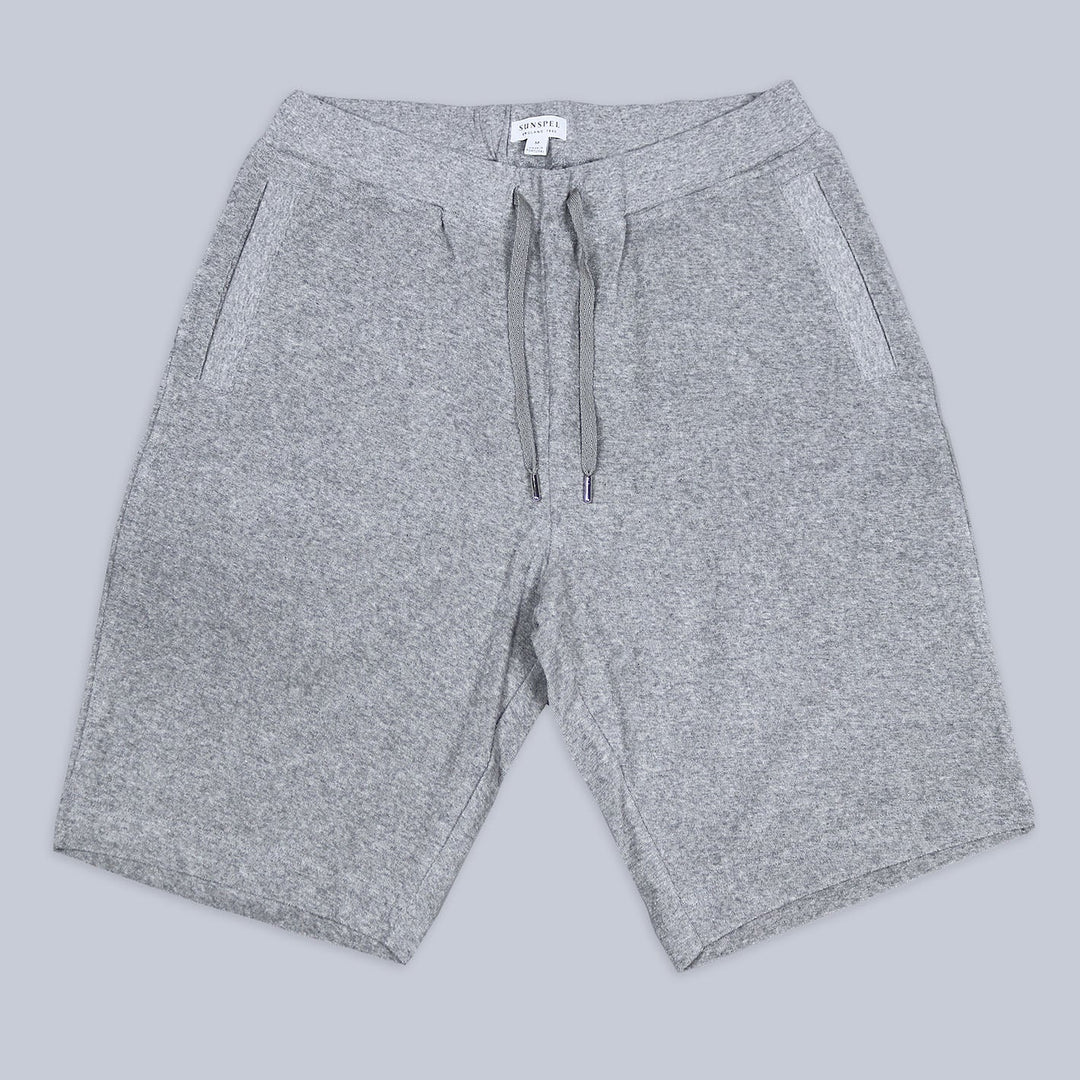 Grey Towelling Shorts
