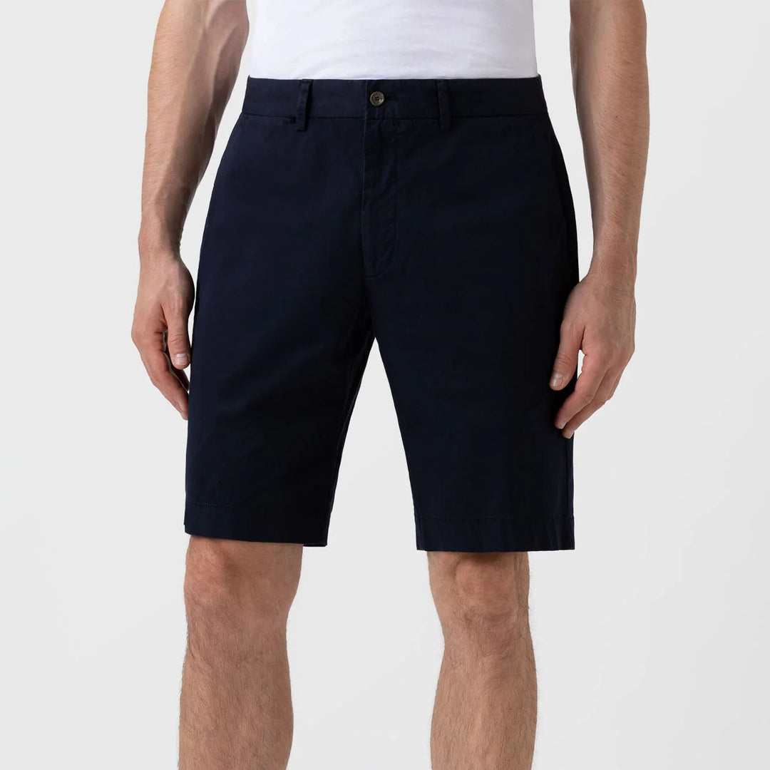 Navy Classic Cotton Chino Shorts