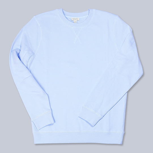Pastel Blue Loopback Sweatshirt