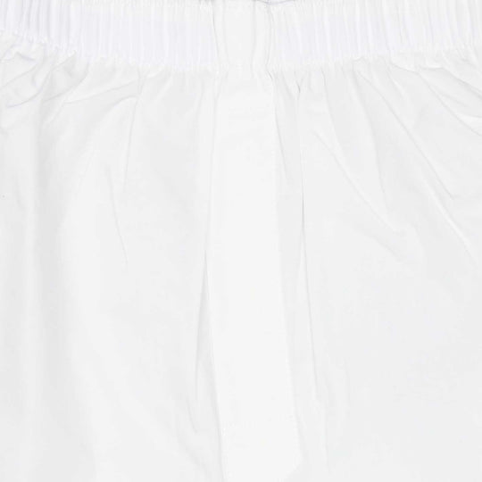White Cotton Boxer Shorts
