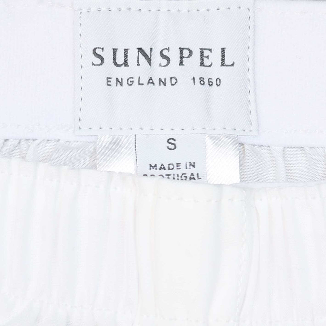 White Cotton Boxer Shorts