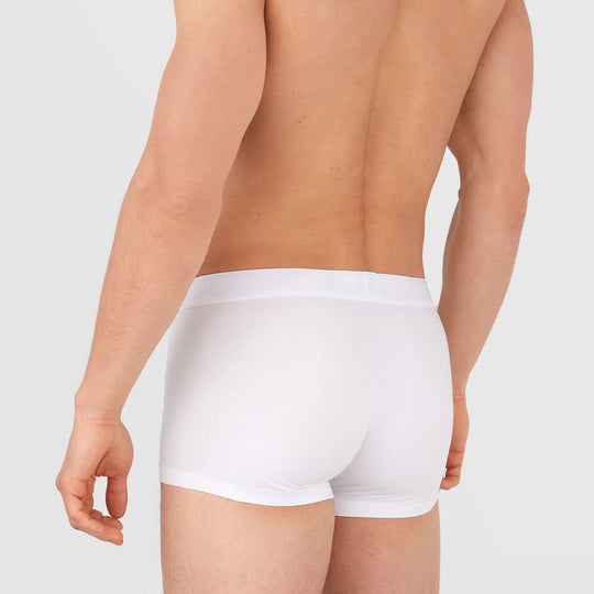 White Cotton Stretch Trunk