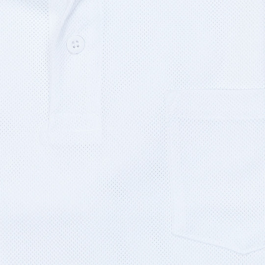 White Riviera Short Sleeve Polo Shirt