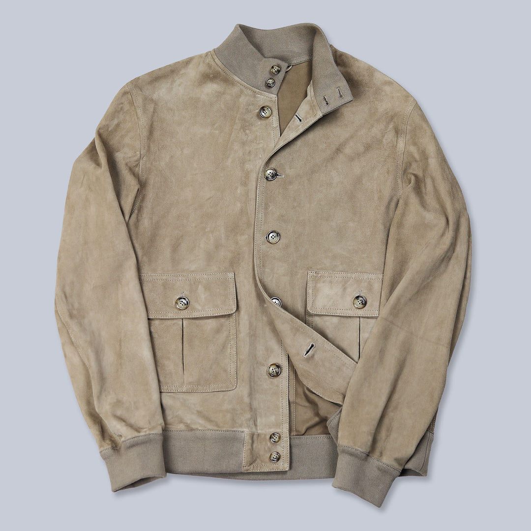 Dark Beige Regular Fit Unlined Valstarino Jacket